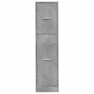 Apothekerschrank Betongrau, 118 cm hoch
