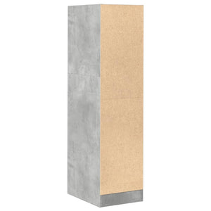 Apothekerschrank Betongrau, 118 cm hoch