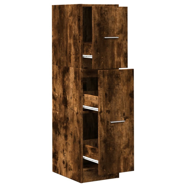 Apothekerschrank Räuchereiche 30x41x118 cm
