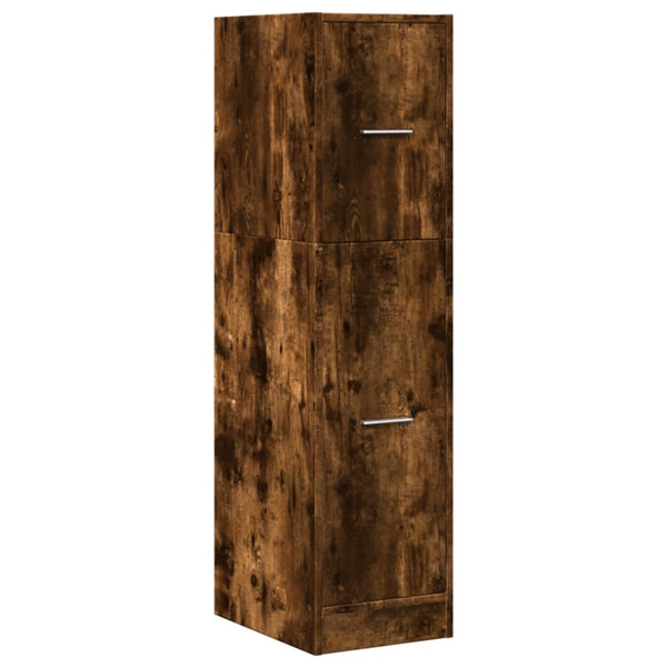Apothekerschrank Räuchereiche 30x41x118 cm