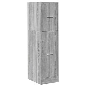 Apothekerschrank Grau Sonoma 30x41x118 cm