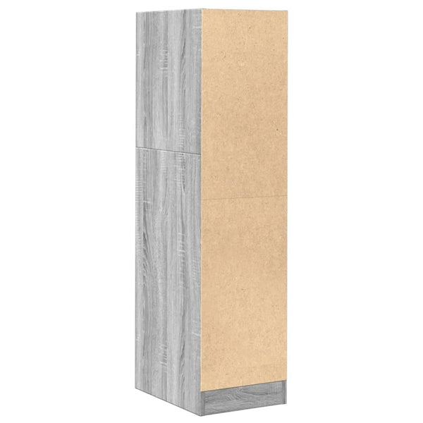 Apothekerschrank Grau Sonoma 30x41x118 cm