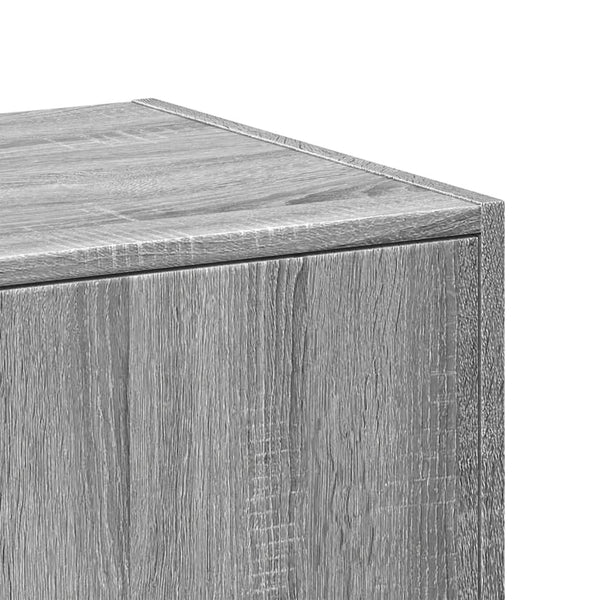 Apothekerschrank Grau Sonoma 30x41x118 cm