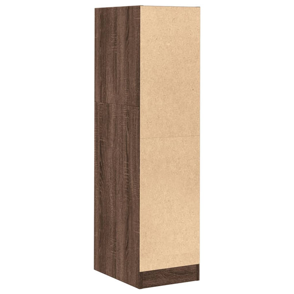 Apothekerschrank Braun Eichenoptik 30x41x118 cm
