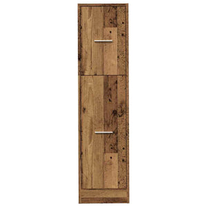 Apothekerschrank Altholz-Optik, 118cm hoch