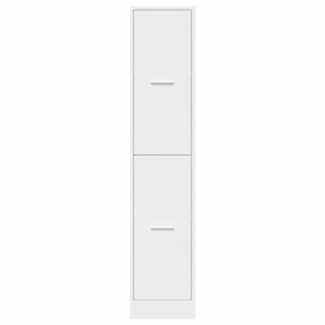 Apothekerschrank Weiß Holz 30x41x144,5cm