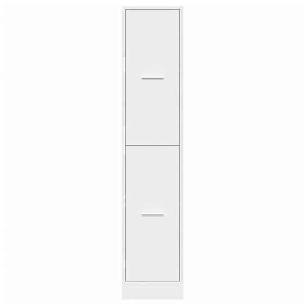 Apothekerschrank Weiß Holz 30x41x144,5cm