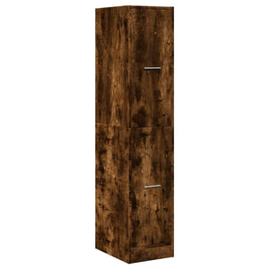 Apothekerschrank Räuchereiche 30x41x144,5 cm