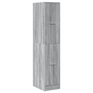 Apothekerschrank Grau Sonoma 30x41x144,5 cm