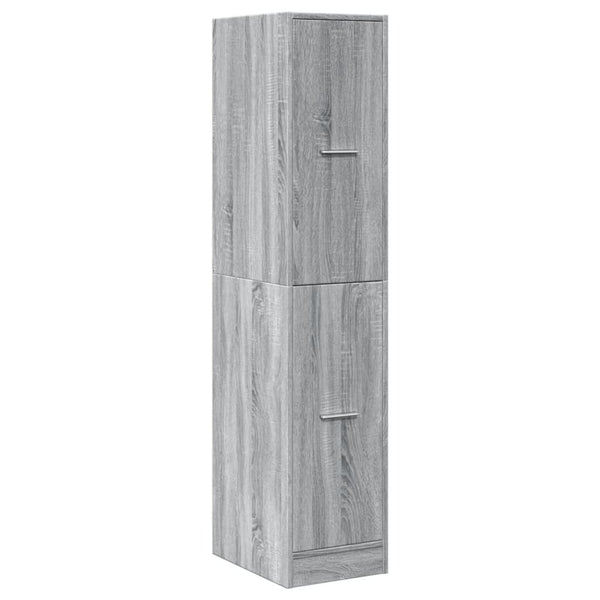 Apothekerschrank Grau Sonoma 30x41x144,5 cm