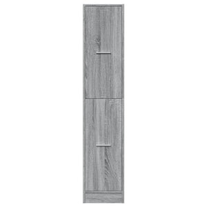 Apothekerschrank Grau Sonoma 30x41x144,5 cm