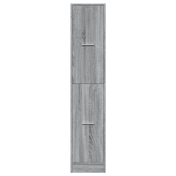 Apothekerschrank Grau Sonoma 30x41x144,5 cm