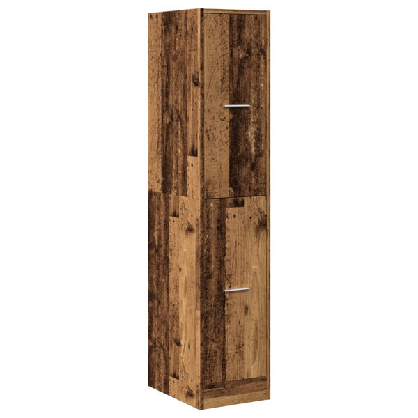 Apothekerschrank Altholz-Optik, 144,5 cm hoch