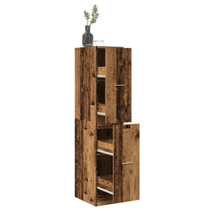 Apothekerschrank Altholz-Optik, 144,5 cm hoch