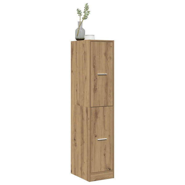 vidaXL Armoire de pharmacien chêne artisan 30x41x144,5 cm Bois d'ingénierie