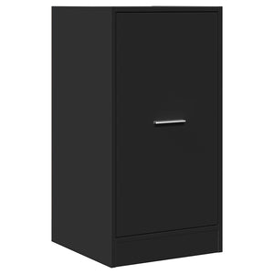 Schwarzer Apothekerschrank 40x77,5 cm