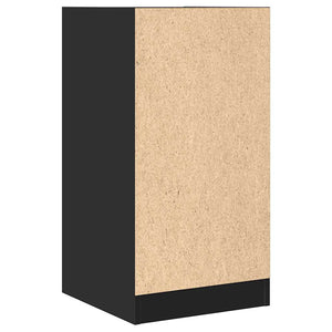 Schwarzer Apothekerschrank 40x77,5 cm