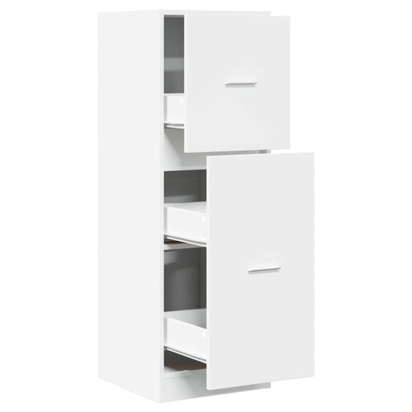 Weißer Apothekerschrank 40x41x118 cm