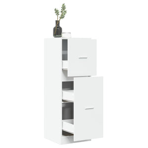 Weißer Apothekerschrank 40x41x118 cm