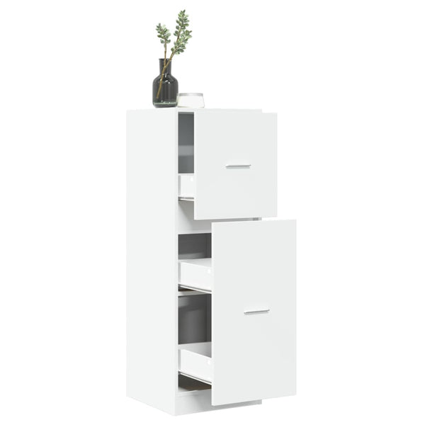 Weißer Apothekerschrank 40x41x118 cm