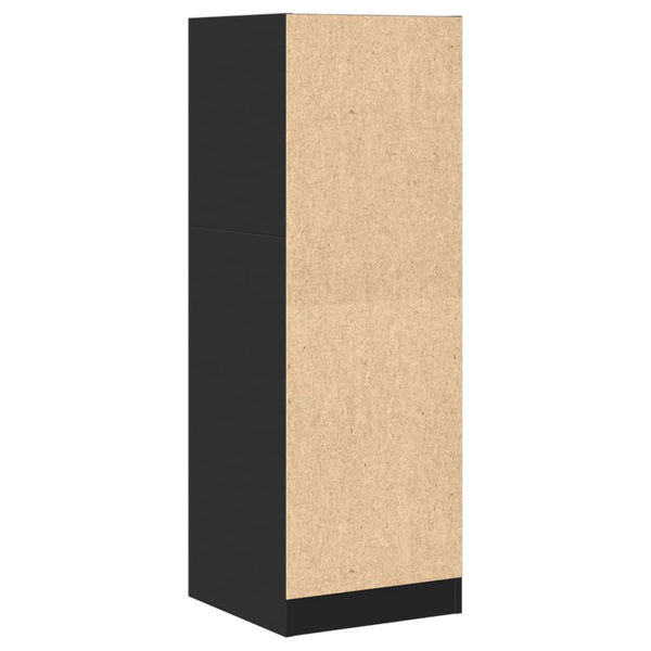 Schwarzer Apothekerschrank 40x41x118 cm