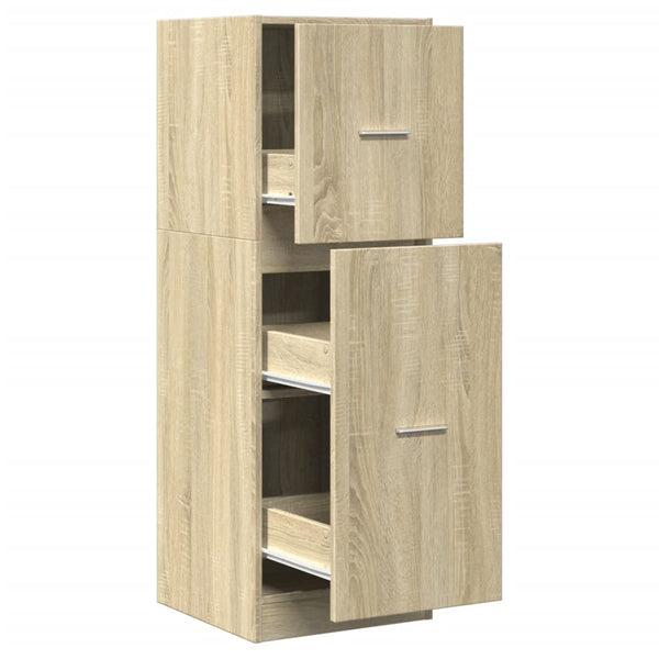 Sonoma Eiche Apothekerschrank 40x41x118cm