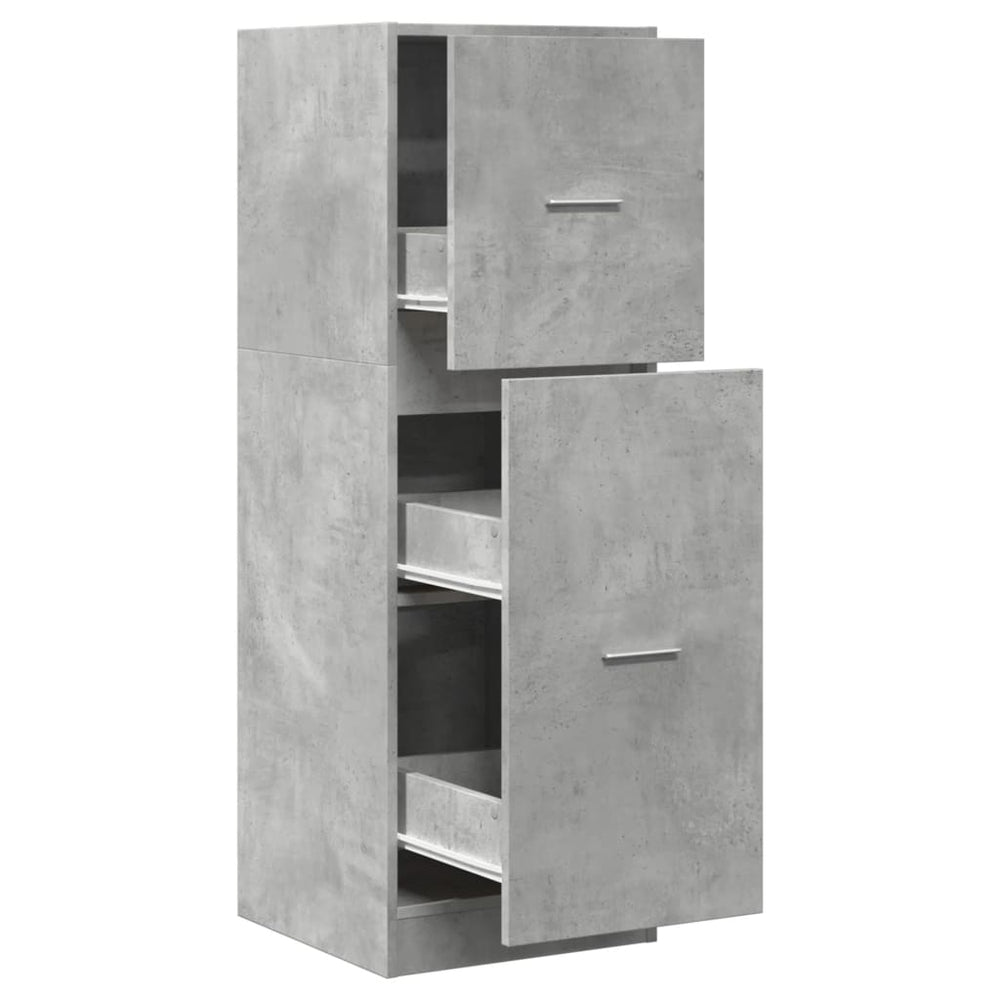 Apothekerschrank Betongrau 40x41x118 cm