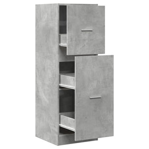 Apothekerschrank Betongrau 40x41x118 cm