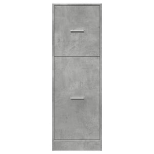 Apothekerschrank Betongrau 40x41x118 cm