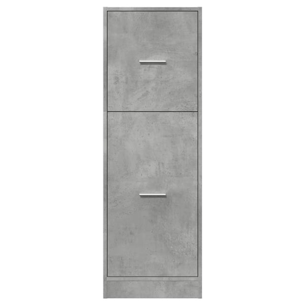 Apothekerschrank Betongrau 40x41x118 cm