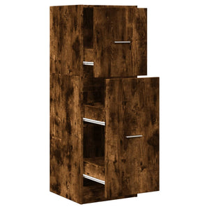 Apothekerschrank Räuchereiche 40x41x118 cm