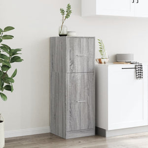 Apothekerschrank Grau Sonoma 40x41x118 cm