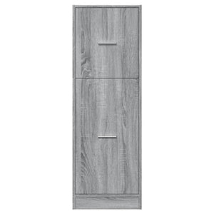 Apothekerschrank Grau Sonoma 40x41x118 cm