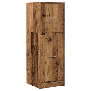 Apothekerschrank Altholz-Optik 40x118 cm