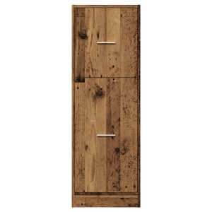 Apothekerschrank Altholz-Optik 40x118 cm