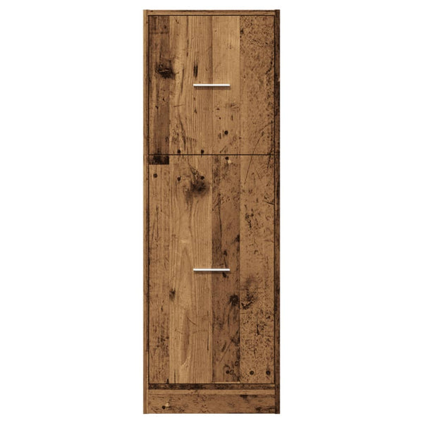 Apothekerschrank Altholz-Optik 40x118 cm