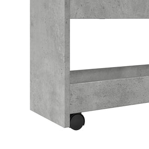 Schmaler Küchenwagen Betongrau, 4 Etagen