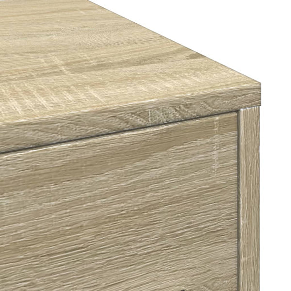 Schmaler Badschrank mit Rollen Sonoma-Eiche