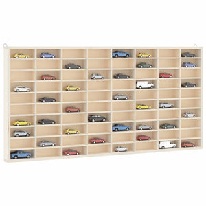 Holz Sammlervitrine mit 80 Fächern