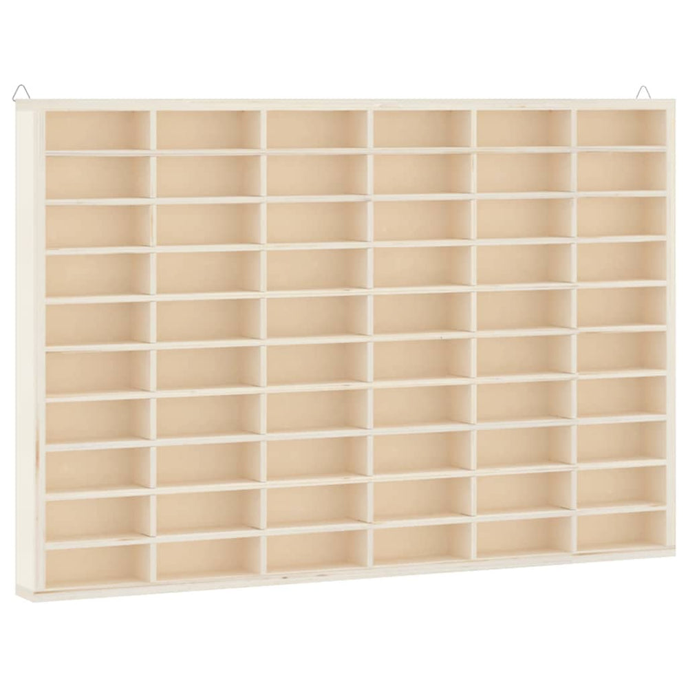vidaXL Vitrine de collection en bois à 60 compartiments 60 x 4,5 x 40,5 cm