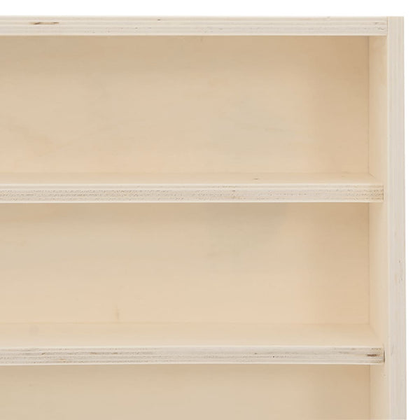 Holz Sammlervitrine mit 6 Regalen