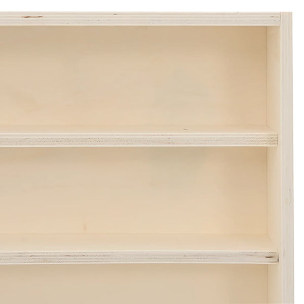 Holz Sammlervitrine mit 6 Regalen