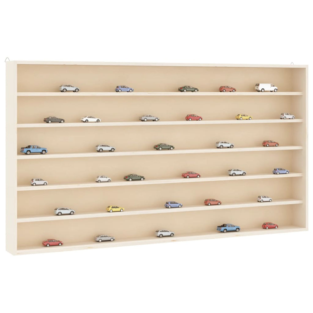 Holz Sammlervitrine mit 6 Regalen