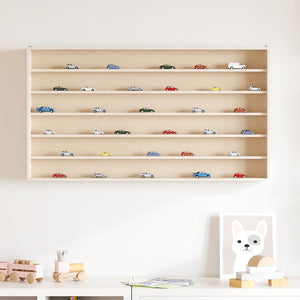 Holz Sammlervitrine mit 6 Regalen