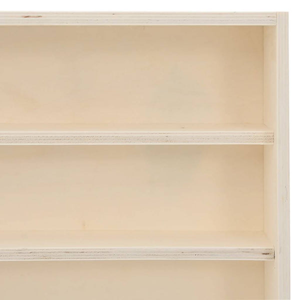 Holz Sammlervitrine mit 6 Regalen