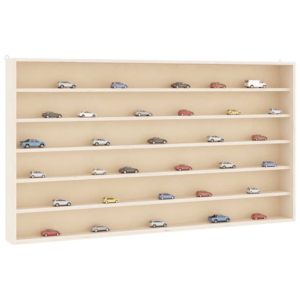 Holz Sammlervitrine mit 6 Regalen