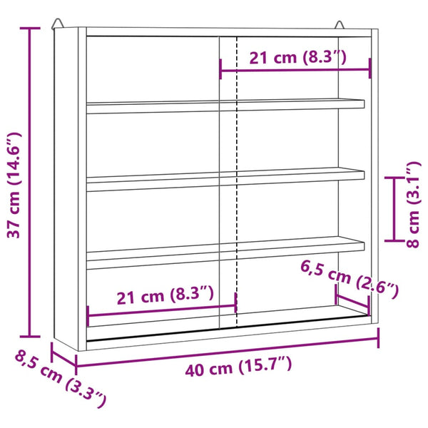 Holz Sammlervitrine mit Türen