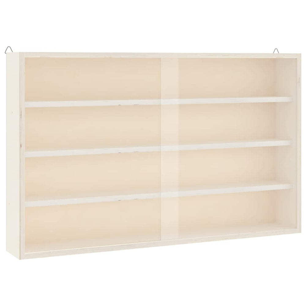 Holz Sammlervitrine mit Türen, 60 cm