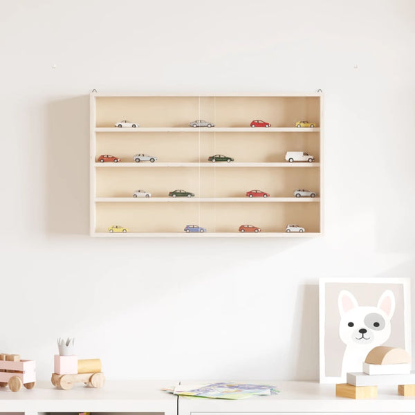 Holz Sammlervitrine mit Türen, 60 cm