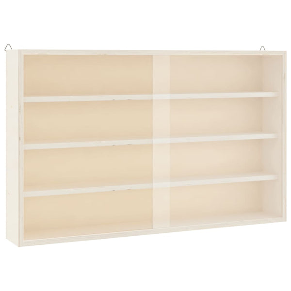 Holz Sammlervitrine mit Türen, 60 cm